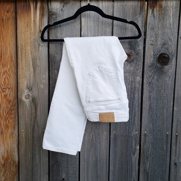 Madewell Denim - Madewell Rail Straight White Jeans
